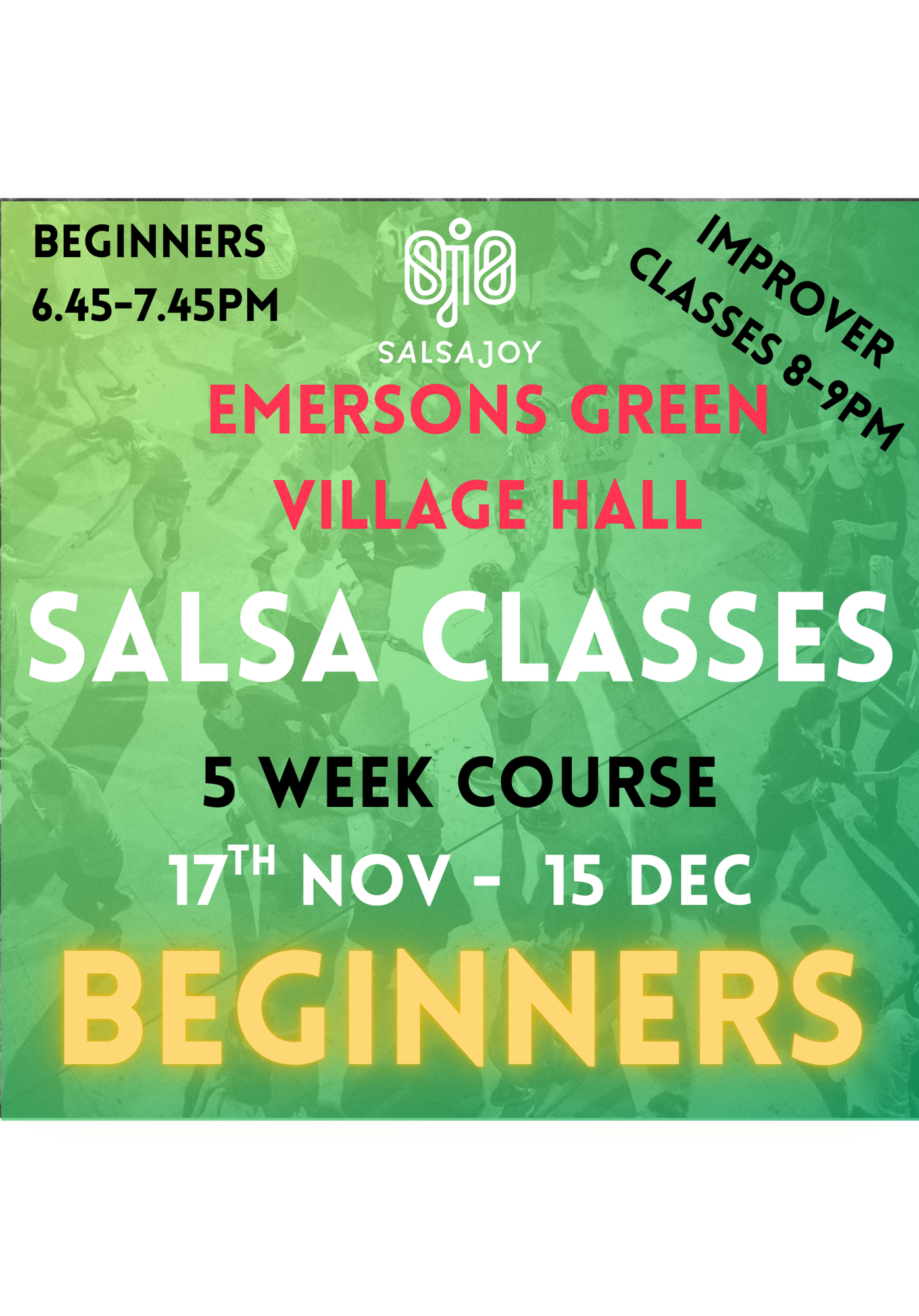 Salsa Mondays (Beginners) - Emersons Green Village Hall