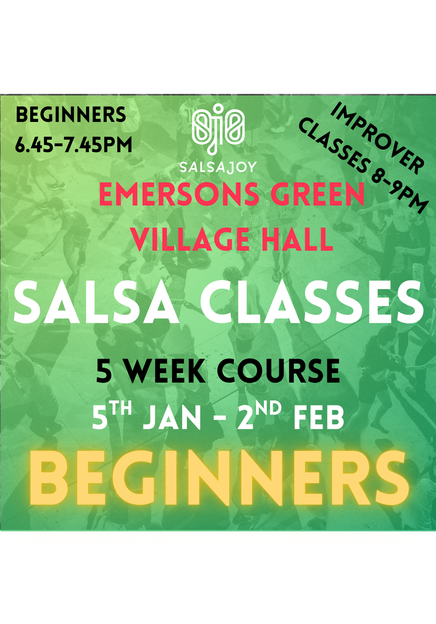 Salsa Mondays (Beginners) - Emersons Green Village Hall