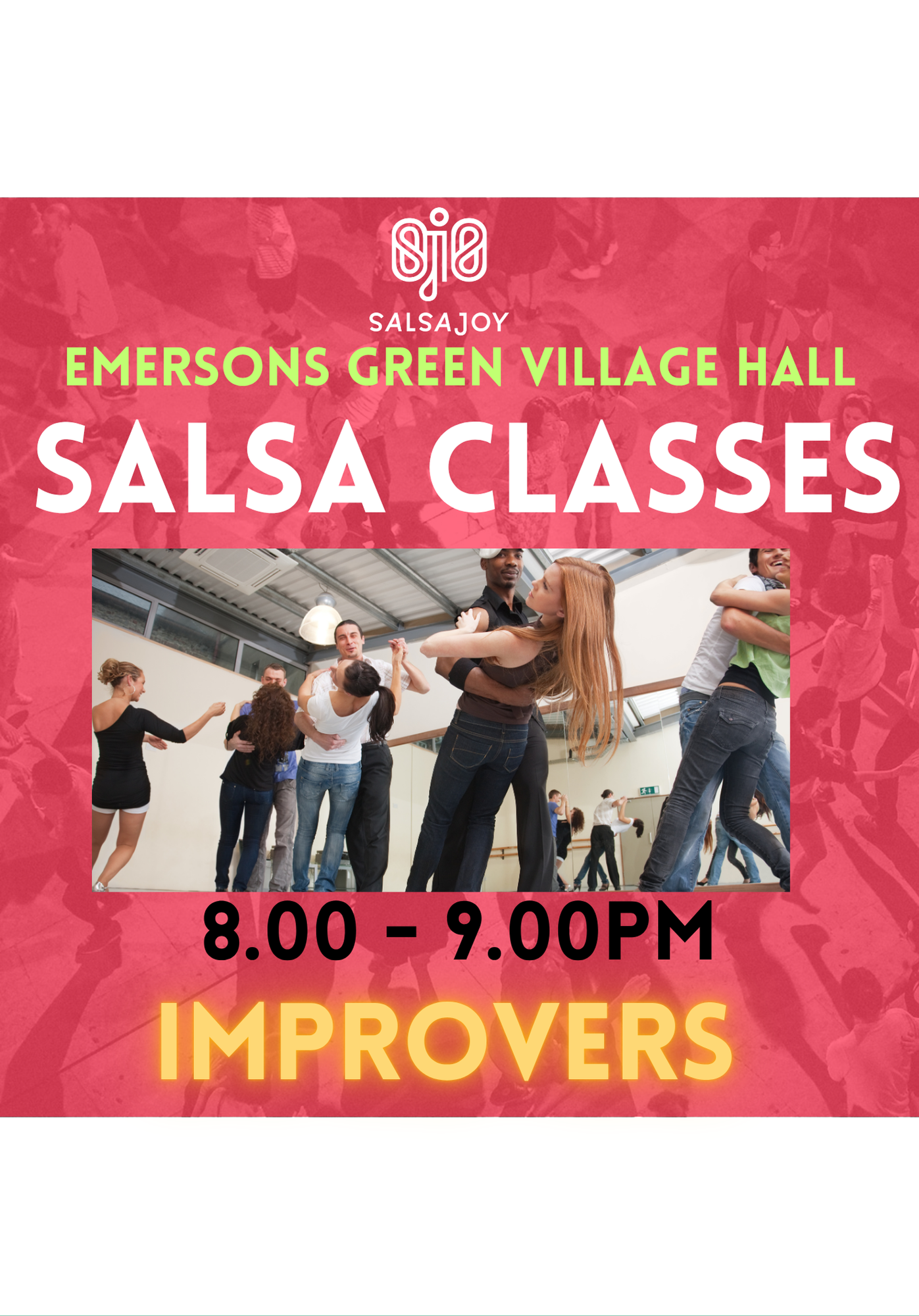 SalsaJoy Mondays - Improvers  - 11th May 2026