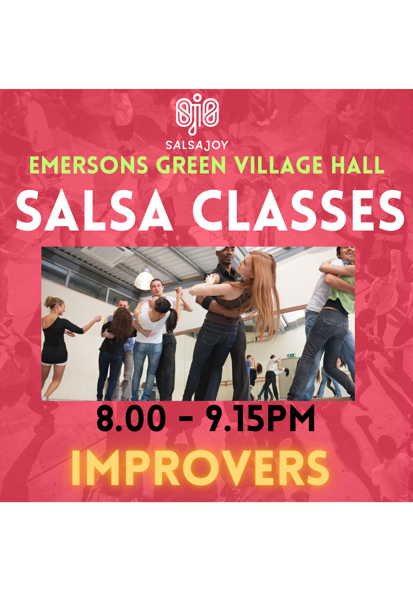 SalsaJoy Mondays - Improvers  - 7 Sept 2026